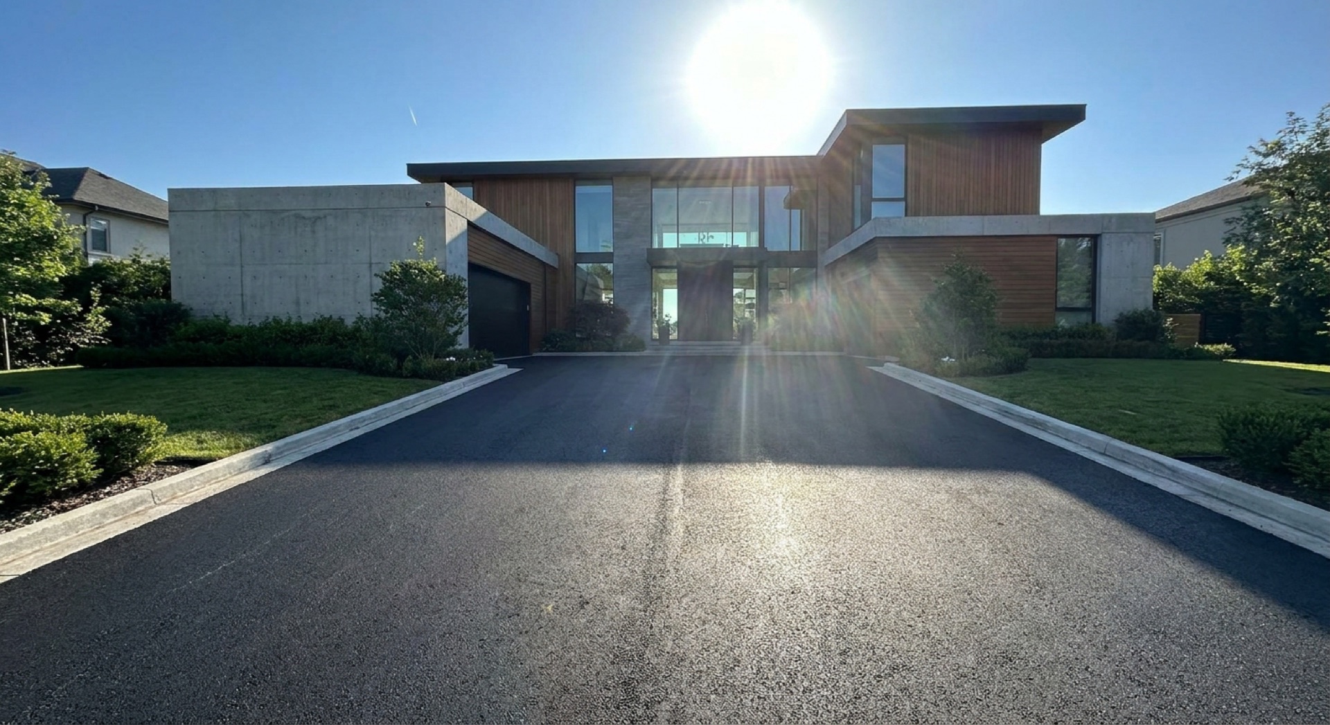 Driveway project suited to a decorative asphalt option